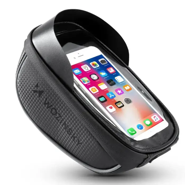 Wozinsky Bike Handlebar Bag with Phone Case 1L Black (WBB16BK) Photo 2