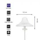 Qoltec Wi-Fi 2.4/2.5GHz omnidirectional antenna | 5dBi | Indoor Фото 4