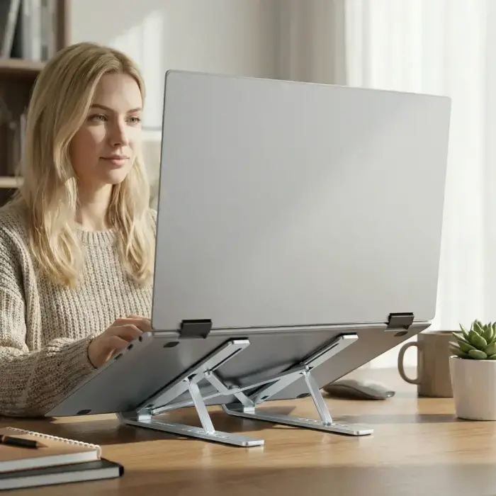 Wozinsky WDCX-X8S Foldable Adjustable Laptop Stand - Silver Foto 13