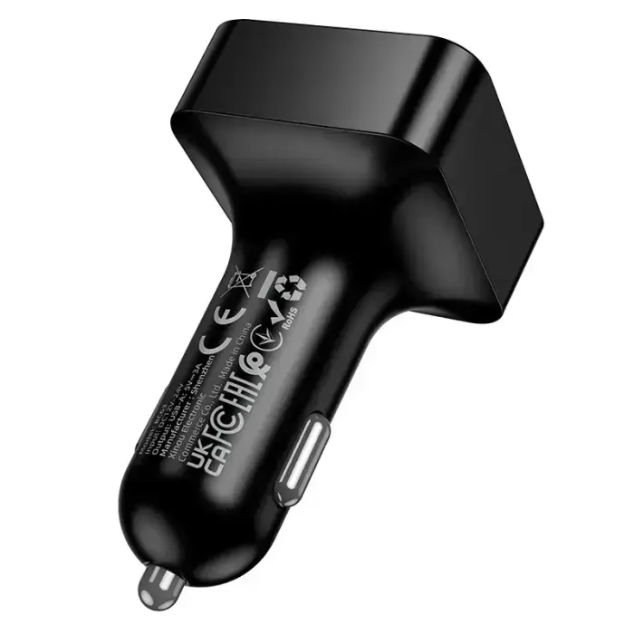 Borofone Transmitter FM BC63 Selecto MP3, Bluetooth - 2xUSB - black Foto 6
