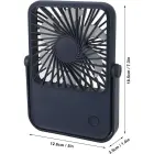 Desk fan with adjustable stand HX-122 dark blue Фото 6