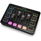 Fifine SC3 audio mikseris RGB | Straumēšana | XLR | 48V | Vokāls melns Foto 1