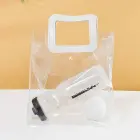 Rockbros 750 ml Bicycle Bottle - Transparent with Black Mouthpiece Photo 3