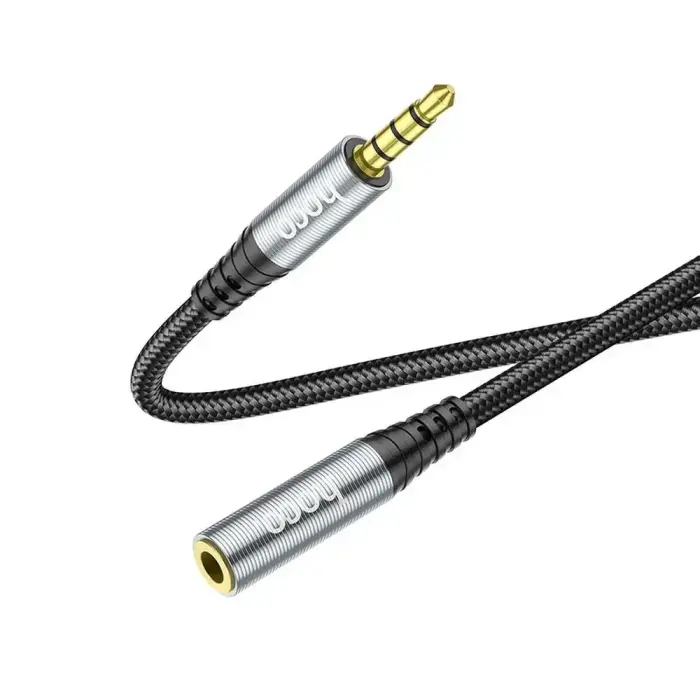 Cable AUX Jack 3,5 mm to Jack 3,5 mm Hoco 2 m UPA20 black Photo 5