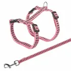 Krūšu siksna ar pavadu kaķiem - Trixie Harness with Lead, Reflecting 22/42cm/10mm, Lead 1.20m Photo 3
