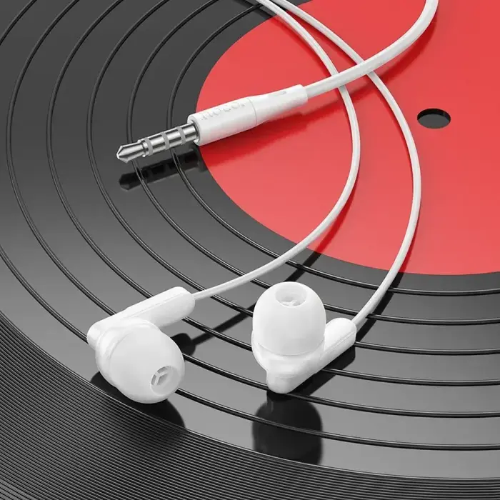 Wire earphones Jack 3,5 mm Hoco M121 white Фото 4