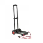 Easy-to-fold transport trolley with a load capacity of up to 50 kg Mick 34x24.5x93.5cm black Photo 2