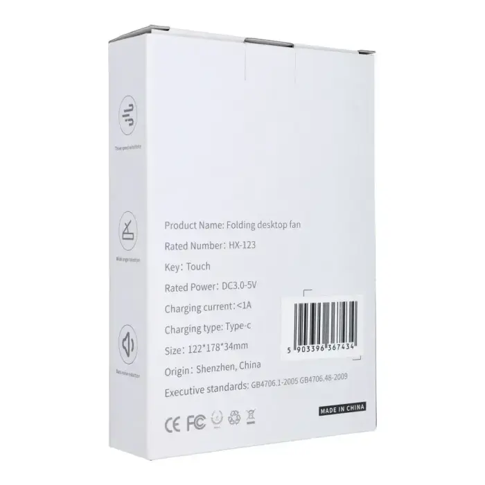 Desk fan HX-123 dark blue Foto 3