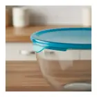 Stikla bļoda ar vāku Ø21cm 2.3L Foto 3