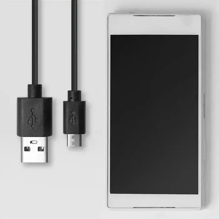 Qoltec USB A male cable | micro USB B male | 1m | BULK Foto 3
