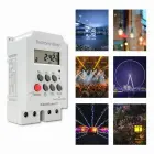 Qoltec Electronic timer PC0629 for DIN rail | LCD Foto 2