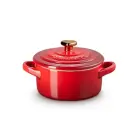 Mini Cocotte stoneware dish Ø10cm red Photo 1