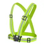 Adjustable reflective harness for a running bike - yellow Foto 1