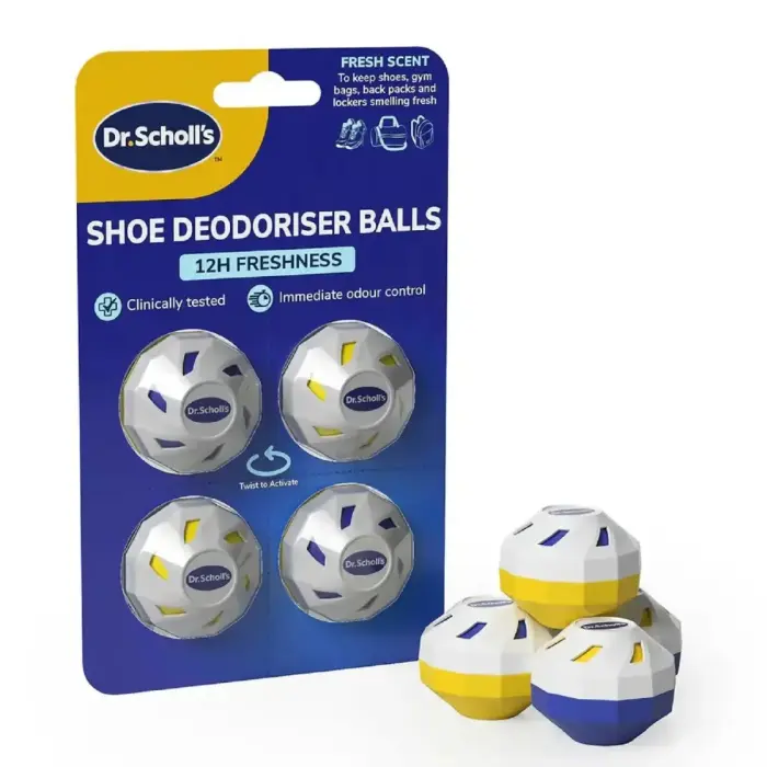 Scholl Shoe Deodorant Balls 4pcs Photo 2