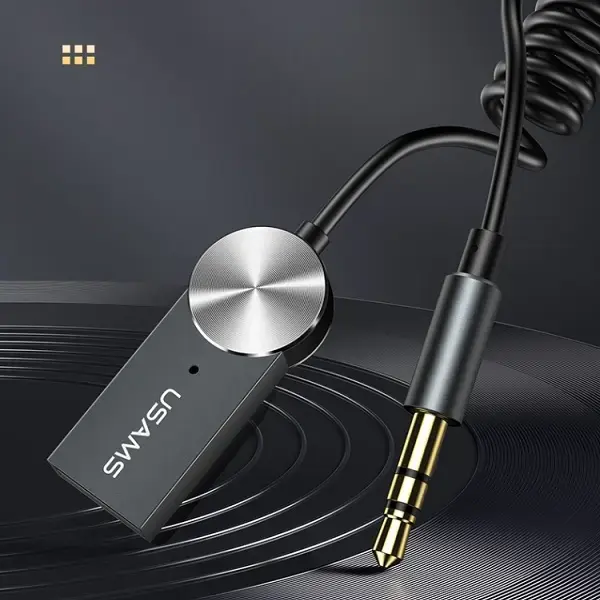 USAMS US-SJ464 автомобильный FM-трансмиттер Bluetooth 5.0 | USB-AUX | черный Фото 2