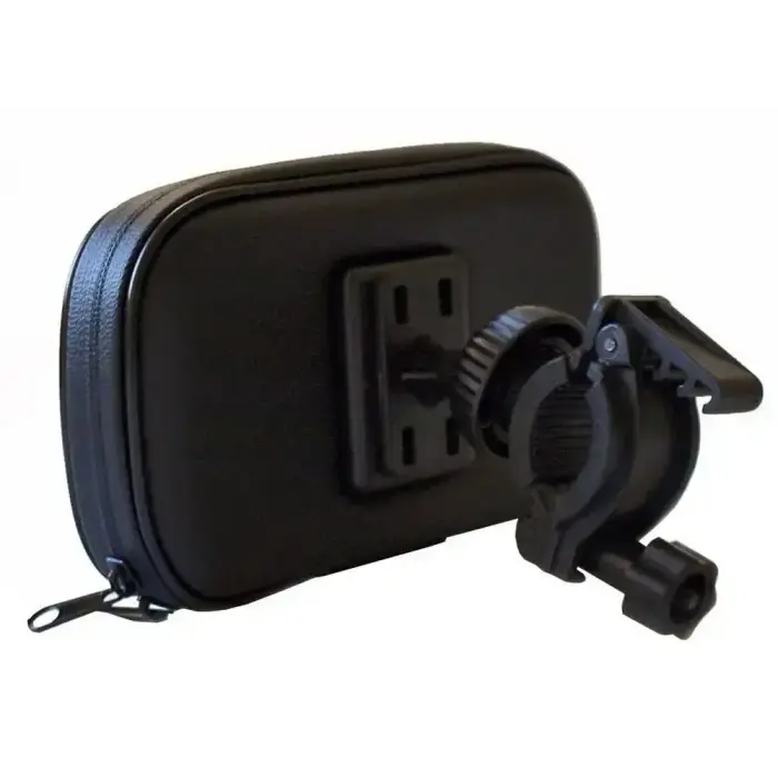 ART leather bike holder for handlebar for mobile phone / GPS / MP4 AX-16 black Photo 4