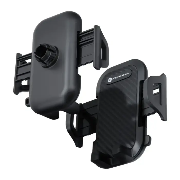Car phone holder Forcell F-Grip Carbon Bracket arm 17cm windshield black Photo 7