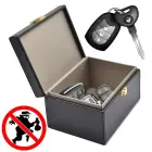 Signal blocking chest Radio blocking Faraday Box for car keys smartphone black Foto 1