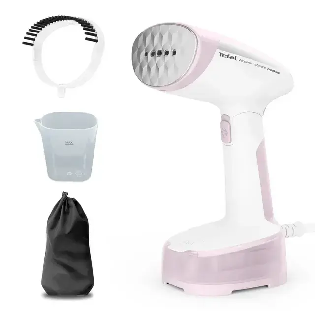 TEFAL Access Steam Pocket Altitude rokas tvaika gludināšanas ierīce, 1300W, rozā Foto 3