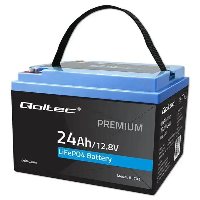 Qoltec LiFePO4 lithium iron phosphate battery | 12.8V | 24Ah | 307.2Wh | BMS Foto 11
