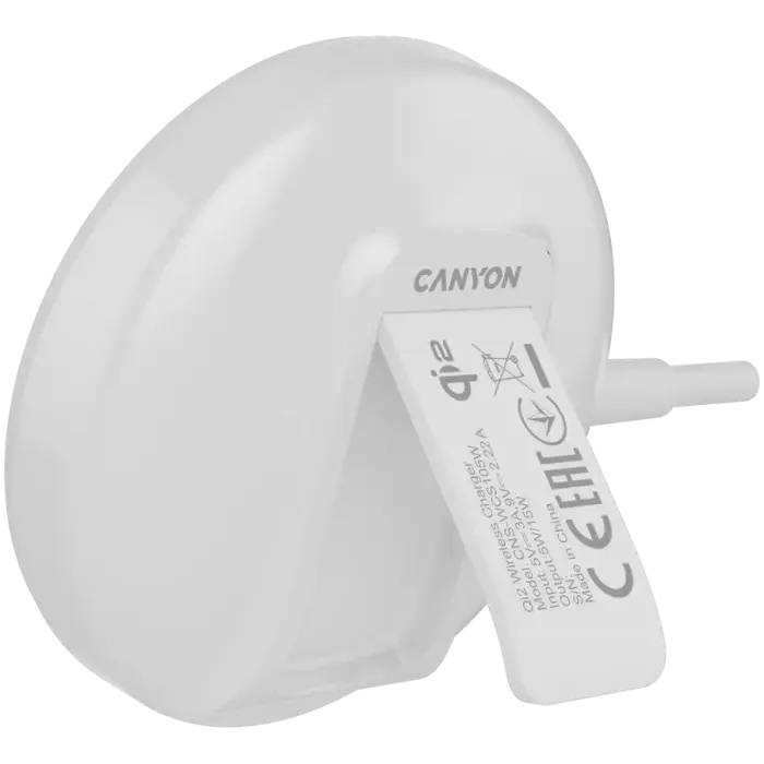 CANYON wireless charger WS-105 15W Qi2 White Foto 4