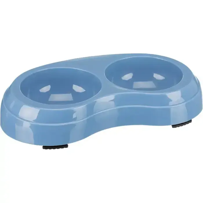 Bļoda dzīvniekiem, plastmasa : Trixie Double Bowl, 0.2l/10cm Photo 2