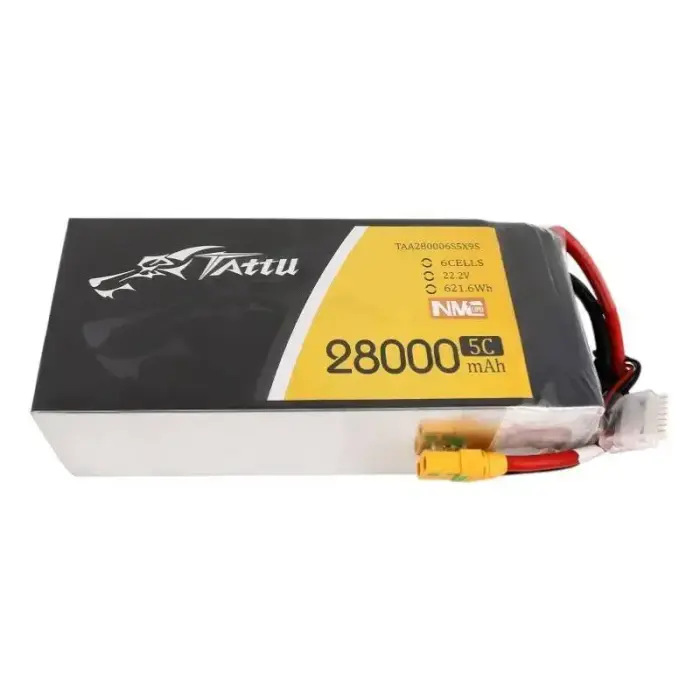 Tattu NMC 28000mAh 22.2V 5C 6S1P Lipo Battery Pack with XT90-S plug Foto 3