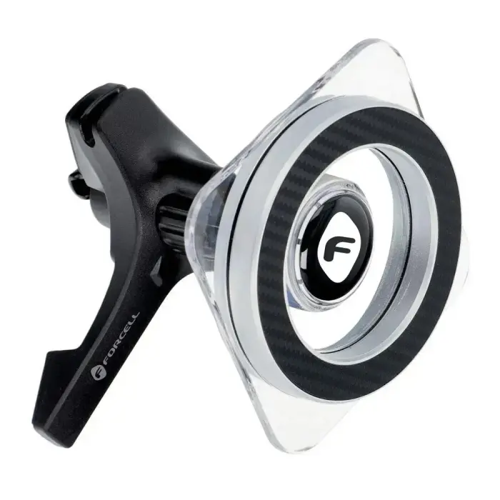 Magnetic car phone holder compatible with Magsafe Forcell F-Grip MagPro air vent black Photo 2