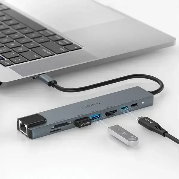 Araree Multi Hub 8w1 AM81 black AR60-01379A Фото 3