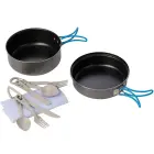 Tourist tableware and cutlery SET for 2 people. Photo 1