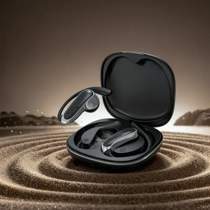 Dudao U17Z Bluetooth 5.3 OWS Headphones with Ear Hooks - Black Photo 2