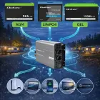 Qoltec MS Wave Voltage Converter | 12V to 230V | 2000/4000W | USB | Compatible with LiFePO4, GEL and AGM batteries Photo 3