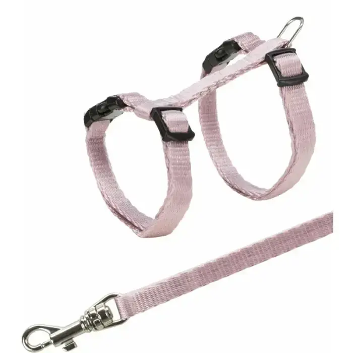 Krūšu siksna kaķēniem - Trixie Kitten Harness with Lead, 19:31cm/8mm, Lead 1.20m. Photo 5