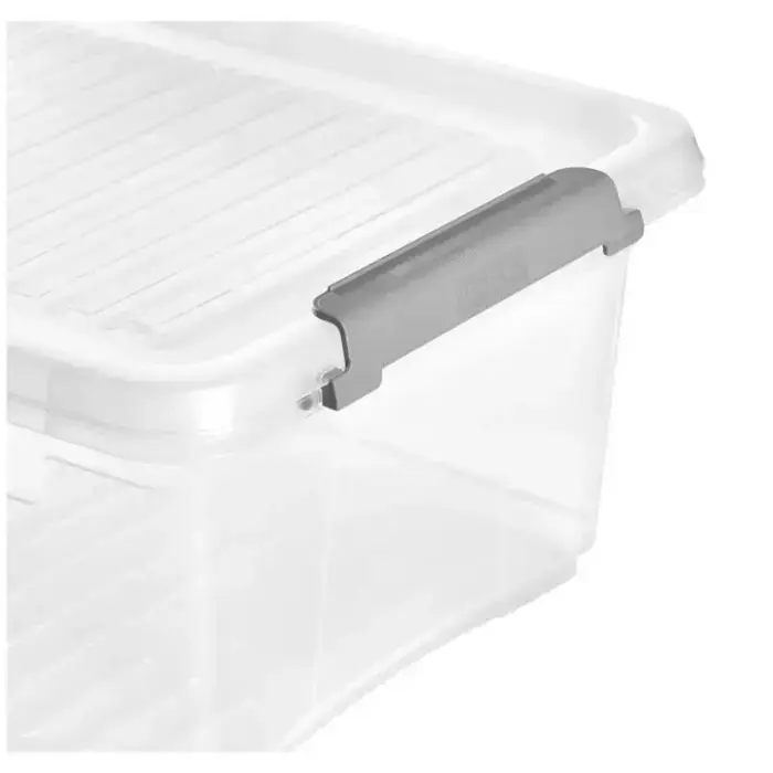 Box with lid clipbox Leonie 28.5x18.5x10.5cm 3.7L transparent Photo 2