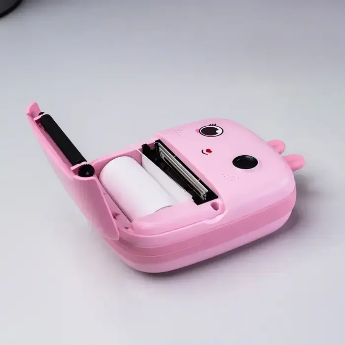 Mini Thermal Printer for Kids with Camera and Camcorder - Pink Фото 13