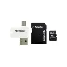 GOODRAM Memory MicroSD Card All in one - 16GB with adapter UHS I CLASS 10 100MB/s + reader Фото 1