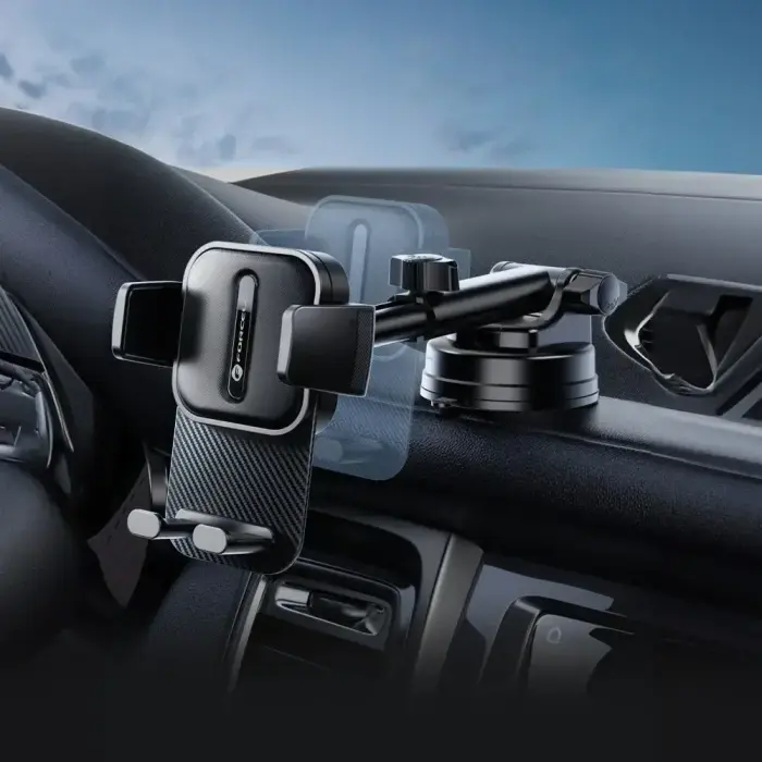 Car phone holder Forcell F-Grip Guardian windshield / dashboard black Photo 6