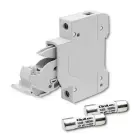 Qoltec Fuse base with diode + DC fuse| 1P|1000V |30A |10x38 |solar Фото 12