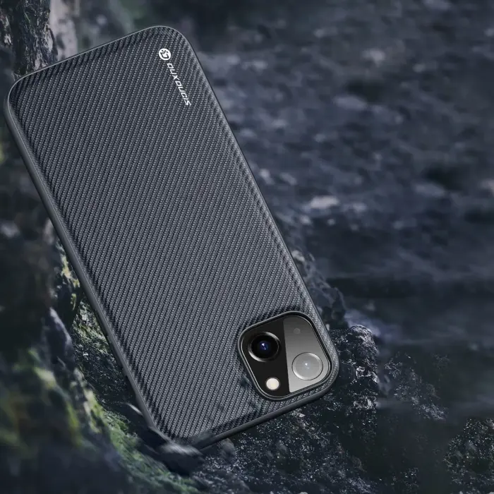 Dux Ducis Fino case cover nylon covered iPhone 14 Plus black Foto 11