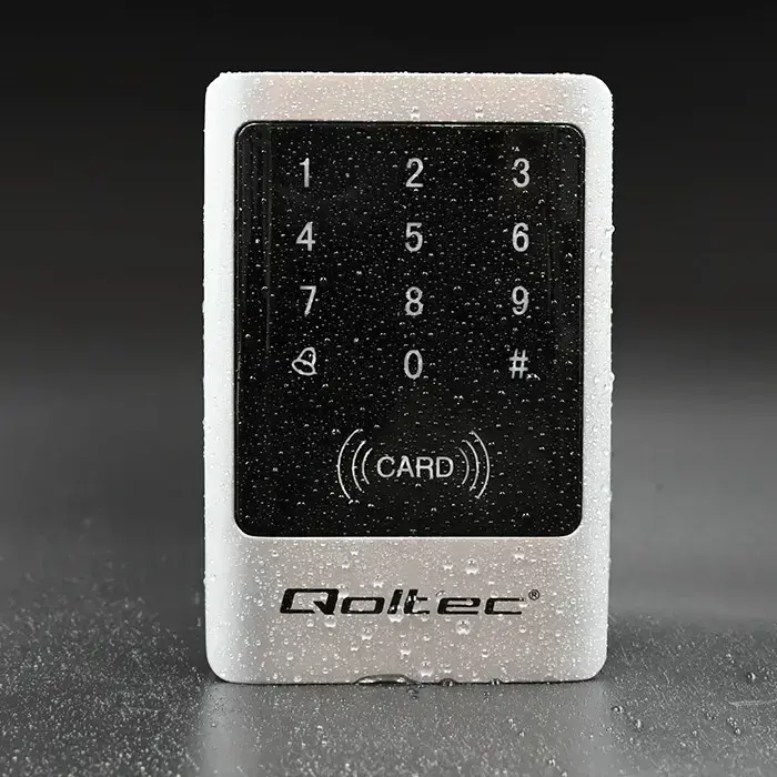 Qoltec Code lock MIMAS with RFID reader Code | Card | key fob | Doorbell button | IP68 | EM Фото 3