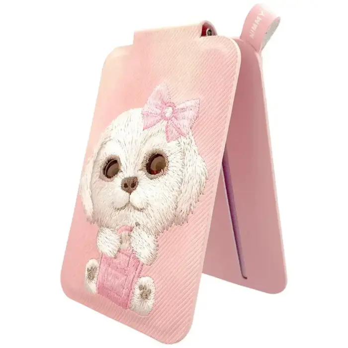 Magnetic phone wallet stand  Nimmy New Big-Eye Cute Pets 2.0 Dog pink Foto 3