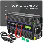 Qoltec Monolith voltage converter 1200 MS Wave |12V to 230V | 600/1200W | USB Photo 1