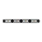 Qoltec Patch panel RACK | 24 ports | cat.6 UTP | Black Foto 3