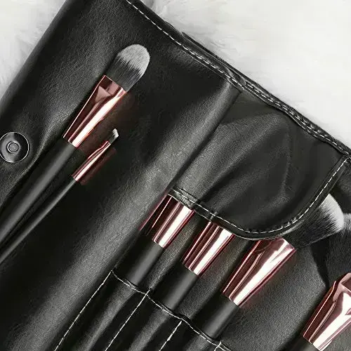 MIMO Black Makeup Brush Set 24 Pcs Foto 6