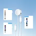 Joyroom S-IW007 3-in-1 cable USB-A magnetic charger - Lightning 1.2m - white Photo 10