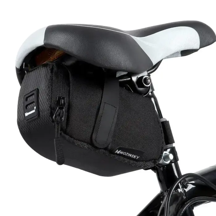 Wozinsky small bicycle saddle bag 0.6 l black (WBB8BK black) Photo 2