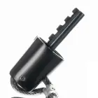 Wozinsky WBN-01R bicycle lock for a bicycle helmet, waterproof, 4-digit combination - black Фото 8