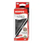 Lodīšu pildspalva KORES KOR-M, 1,0 mm, melna Фото 2