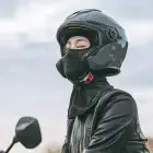 Wozinsky WKM-03B face mask motorcycle bicycle winter balaclava - black Foto 8