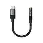 Acefast J12 USB-C to 3.5mm mini jack adapter - black Photo 2